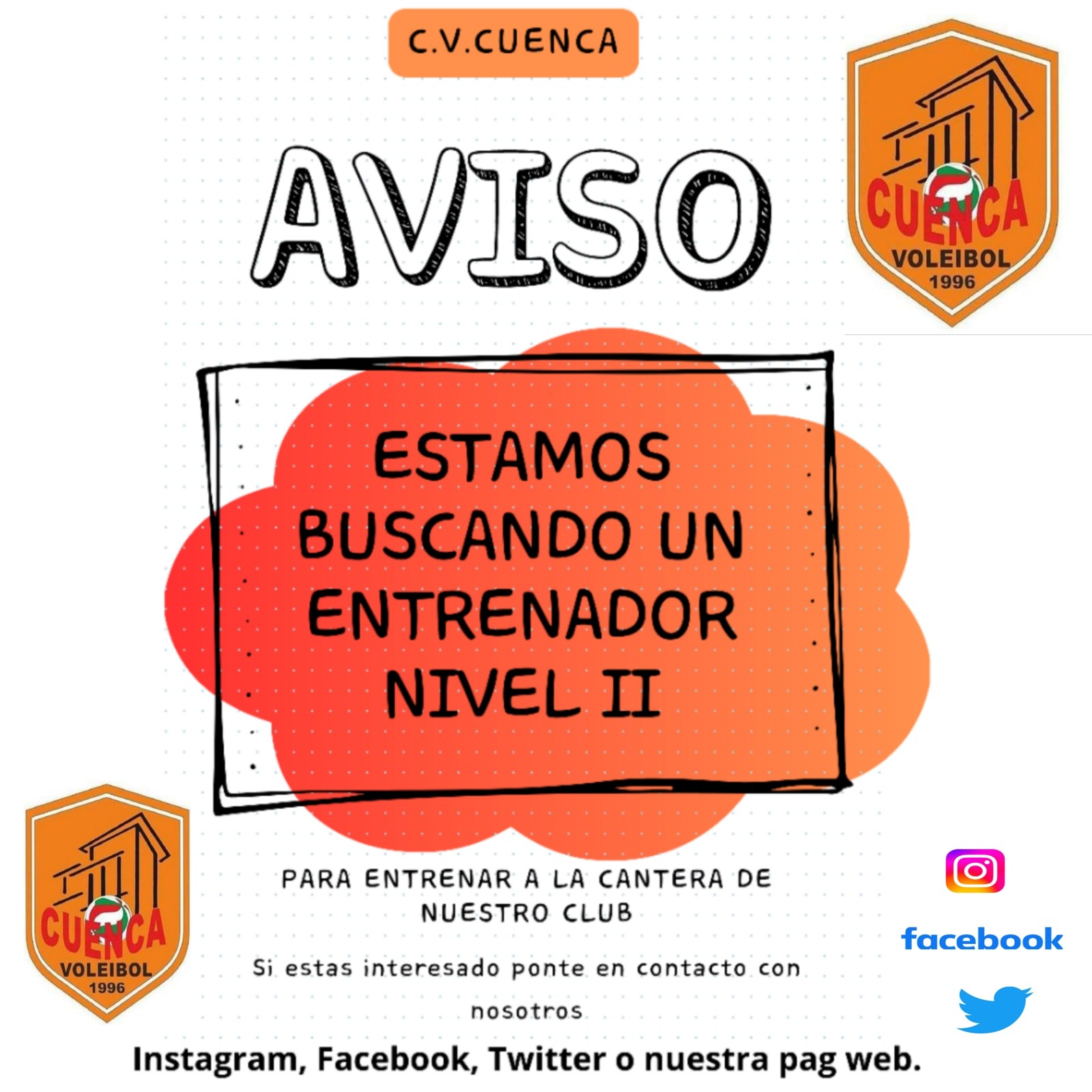 Buscamos entrenador.