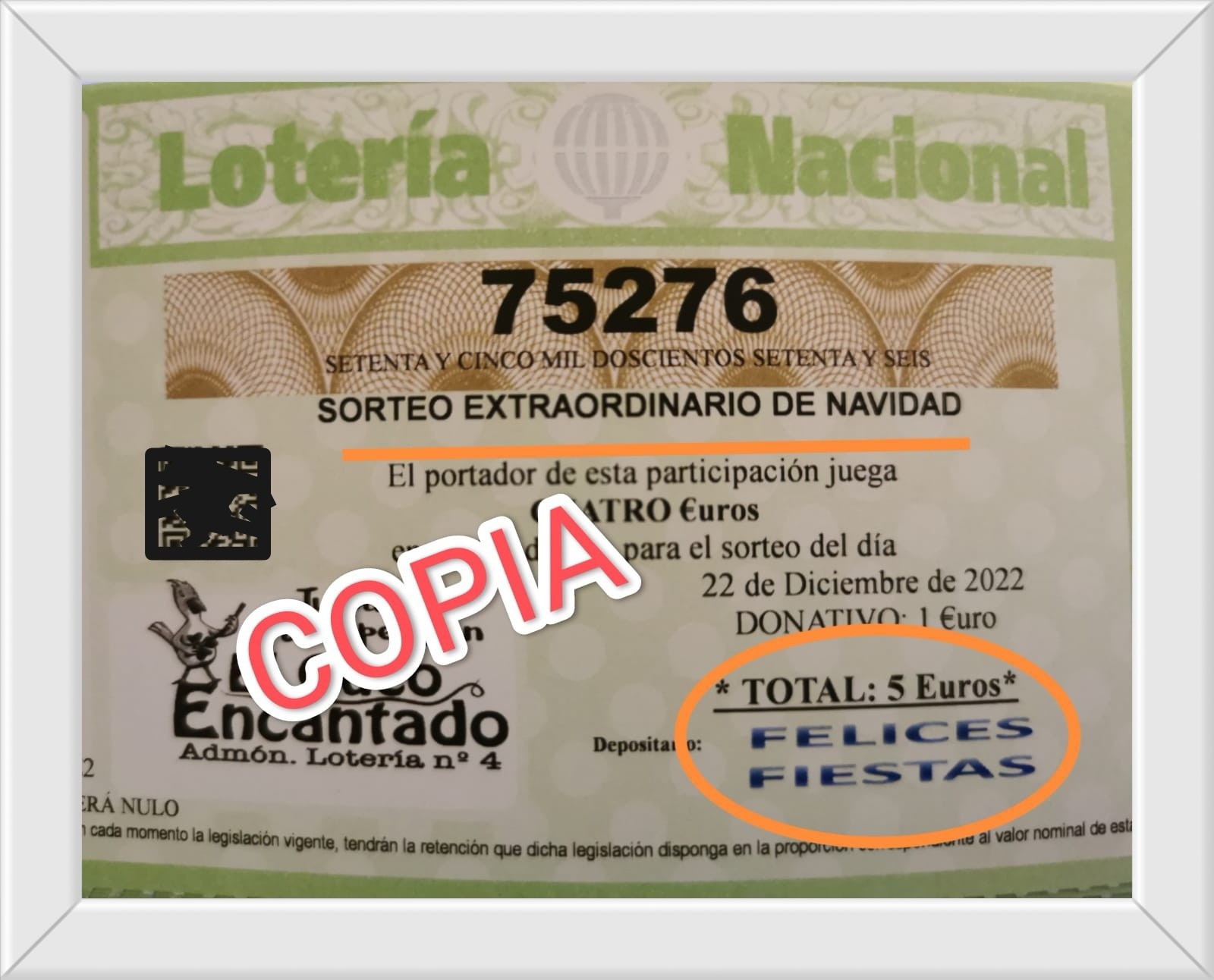 LOTERÍA NAVIDAD