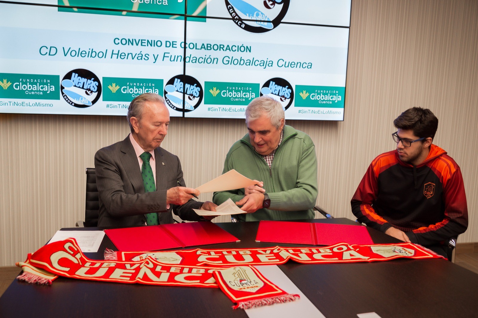 GLOBALCAJA RENUEVA SU ACUERDO DE COLABORACIÓN CON EL CV CUENCA